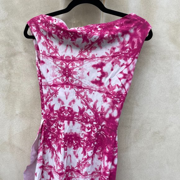 La Petite Robe di Chiara Boni Pink Melania Dress Cutout Off Shoulder Sheath - Picture 12 of 14